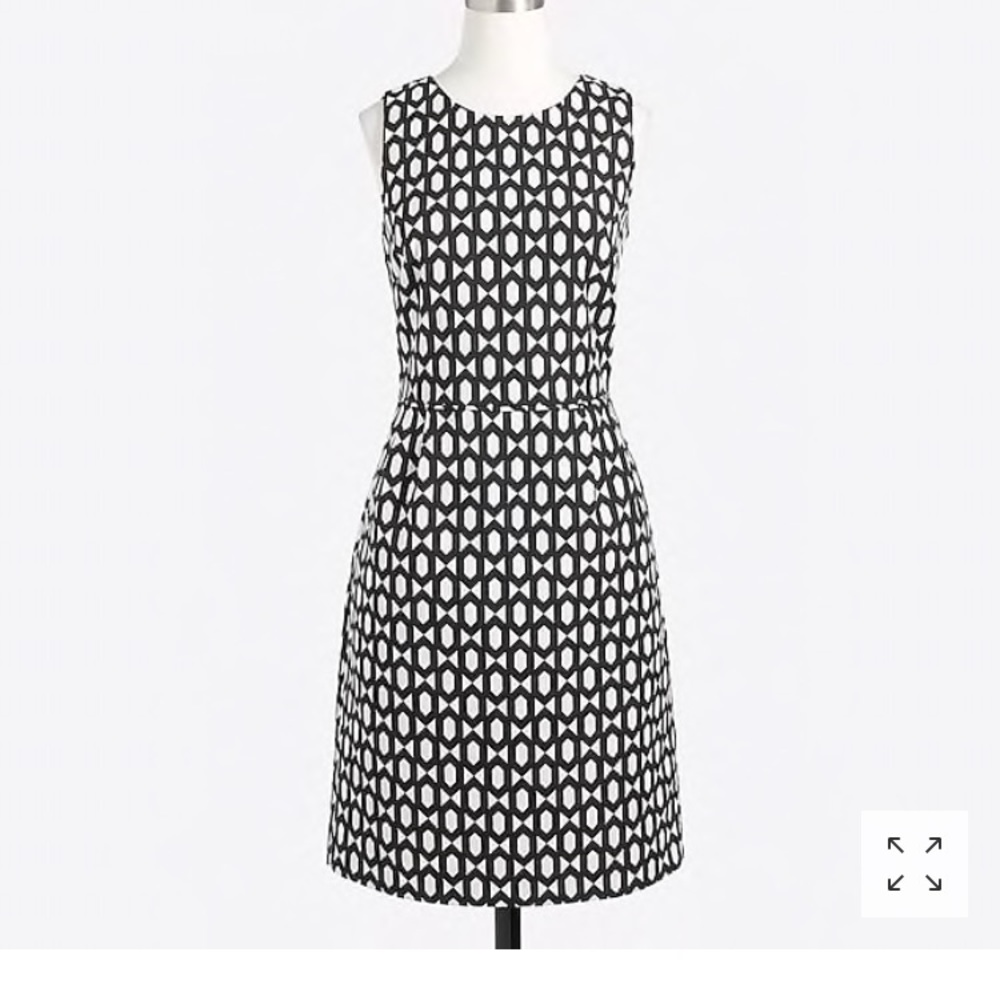 J Crew Style E1139 New Condition Jacquard Dress